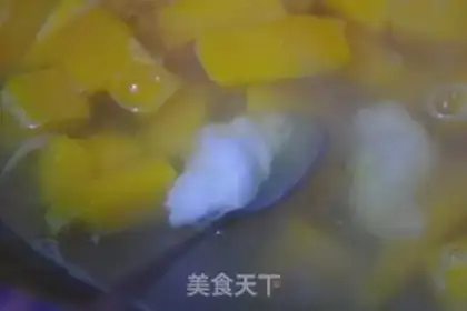 Make Pumpkin egg flower dough pimples step 4