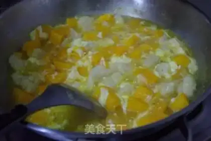 Make Pumpkin egg flower dough pimples step 5