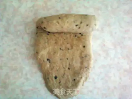 Make Black rice bean dregs toast step 3