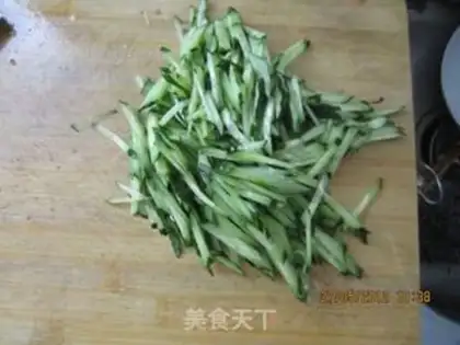Make Cucumber mixed with mushroom step 0