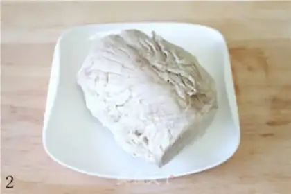 Make Family simple version of meat floss step 1