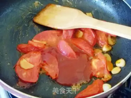Make Saury in tomato sauce step 11