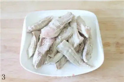 Make Family simple version of meat floss step 2