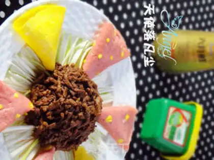 Make Shredded pork in Beijing sauce step 8
