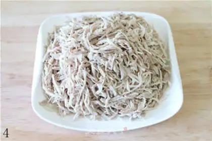 Make Family simple version of meat floss step 3