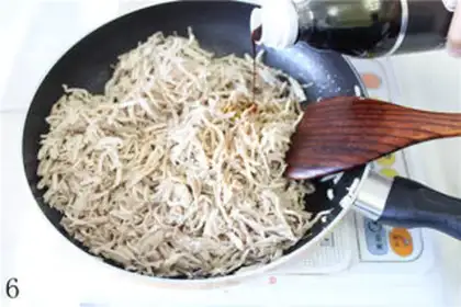 Make Family simple version of meat floss step 5