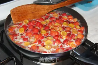 Make cherry jam step 20