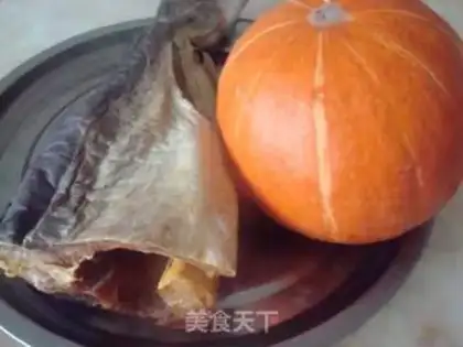 Make Steamed fish with pumpkin step 0