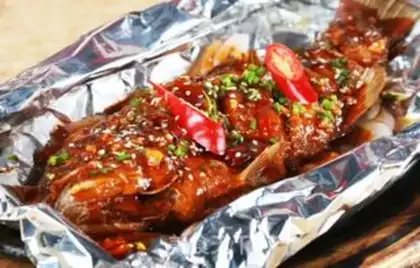 Make Home-made grilled perch step 8