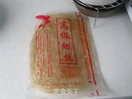Make Shark fin rice with abalone sauce step 0