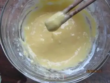 Make Egg gourd meat paste cake step 3