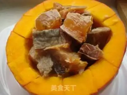 Make Steamed fish with pumpkin step 3