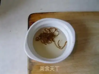 Make Shark fin rice with abalone sauce step 1