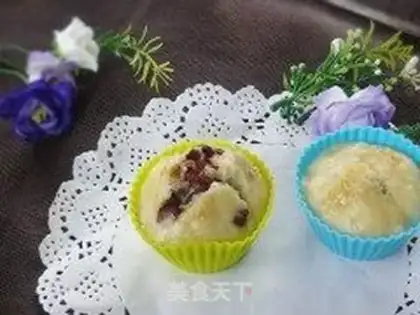 Make Red bean steamed cake step 7