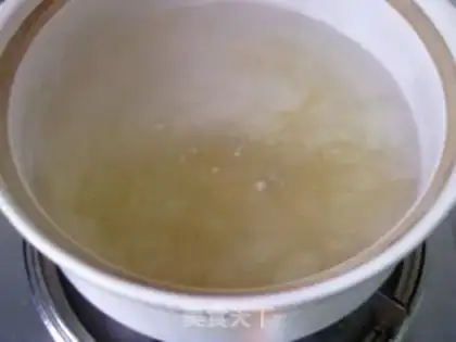 Make Shark fin rice with abalone sauce step 2