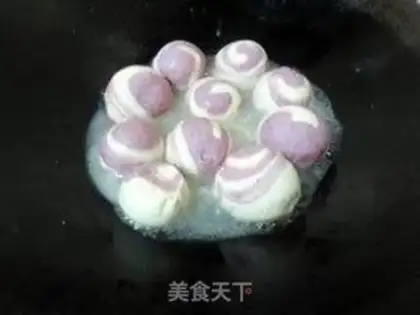 Make Two-color pan-fried pork bun step 16