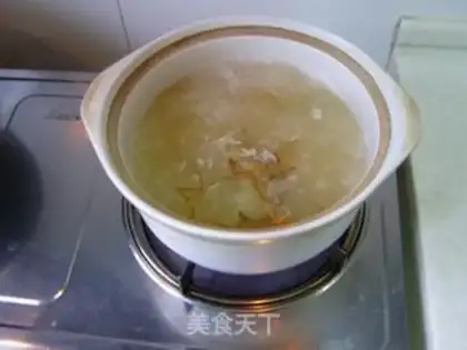 Make Shark fin rice with abalone sauce step 4