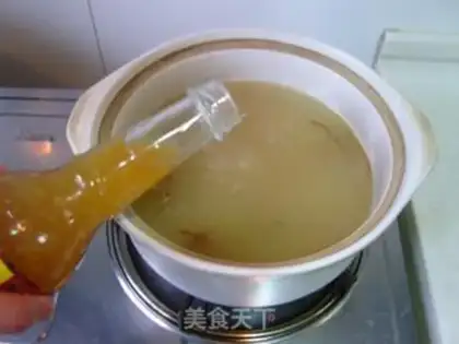 Make Shark fin rice with abalone sauce step 5