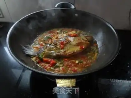 Make Braised bream fish step 4