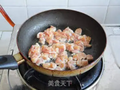 Make stir-fried peas step 7