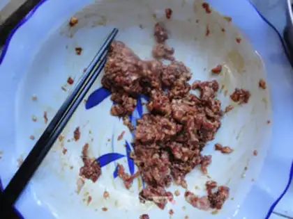 Make Steamed dumplings with fresh shrimp and pork step 4