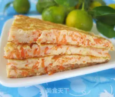 Make Fried eggs with shredded radish step 6