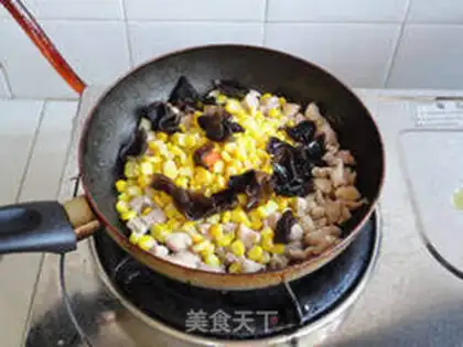 Make stir-fried peas step 9