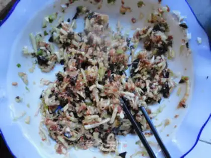 Make Steamed dumplings with fresh shrimp and pork step 5