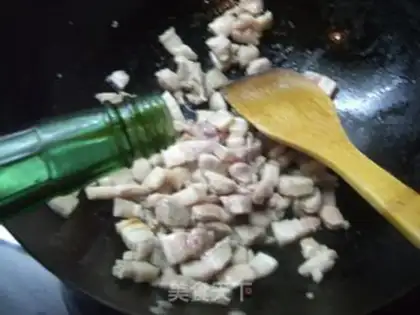 Make Dry fried sauce step 3