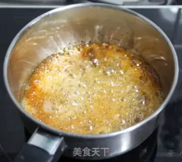 Make caramel pudding step 1
