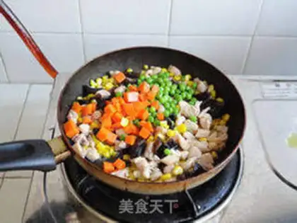 Make stir-fried peas step 10