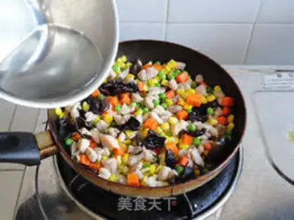 Make stir-fried peas step 11