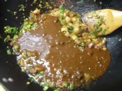 Make Dry fried sauce step 7
