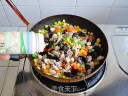Make stir-fried peas step 13
