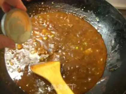 Make Dry fried sauce step 9