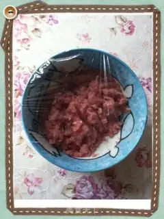 Make Dry fried meatballs step 1