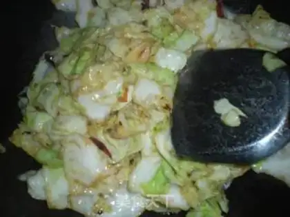 Make shredded cabbage step 4
