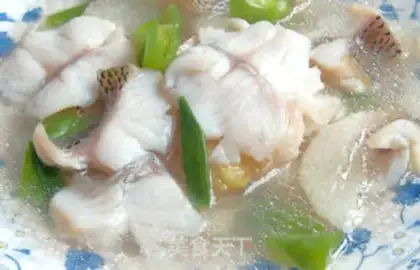 Make Boiled fish slices with yam and stewed fish step 5
