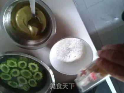 Make sesame seed cake step 1