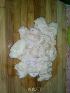 Make Pickled vegetables, ginger and onion, pig intestine step 2