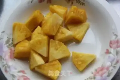 Make Pineapple fried dough stick shrimp step 0