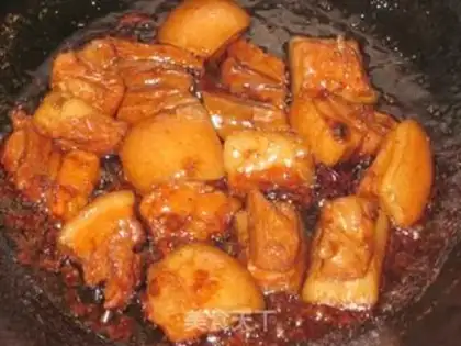 Make braised pork step 6