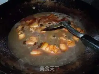 Make braised pork step 6