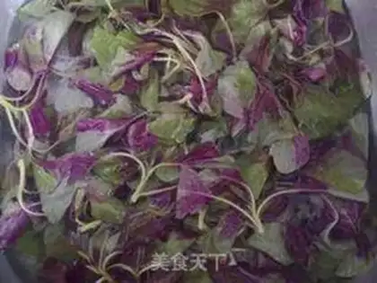 Make Garlic and amaranth step 0