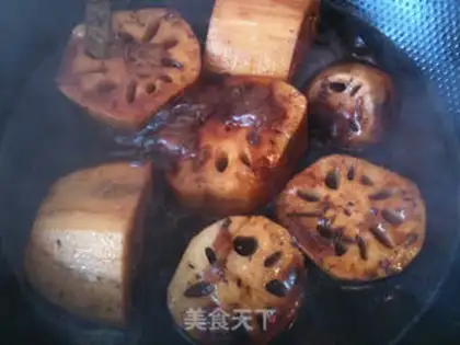 Make stewed lotus root step 4