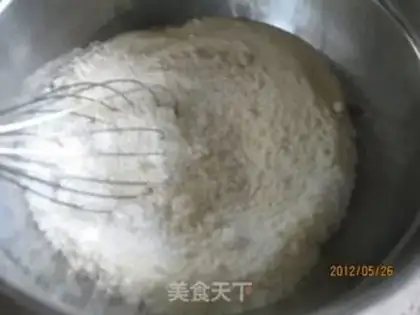 Make Coconut milk cake step 1