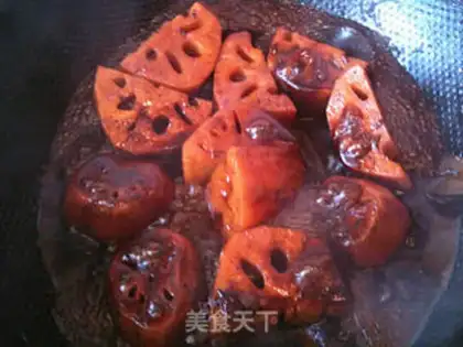 Make stewed lotus root step 5