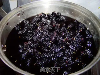 Make Mulberry juice step 1