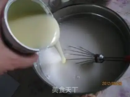 Make Coconut milk cake step 4