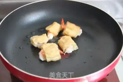 Make Pineapple fried dough stick shrimp step 9